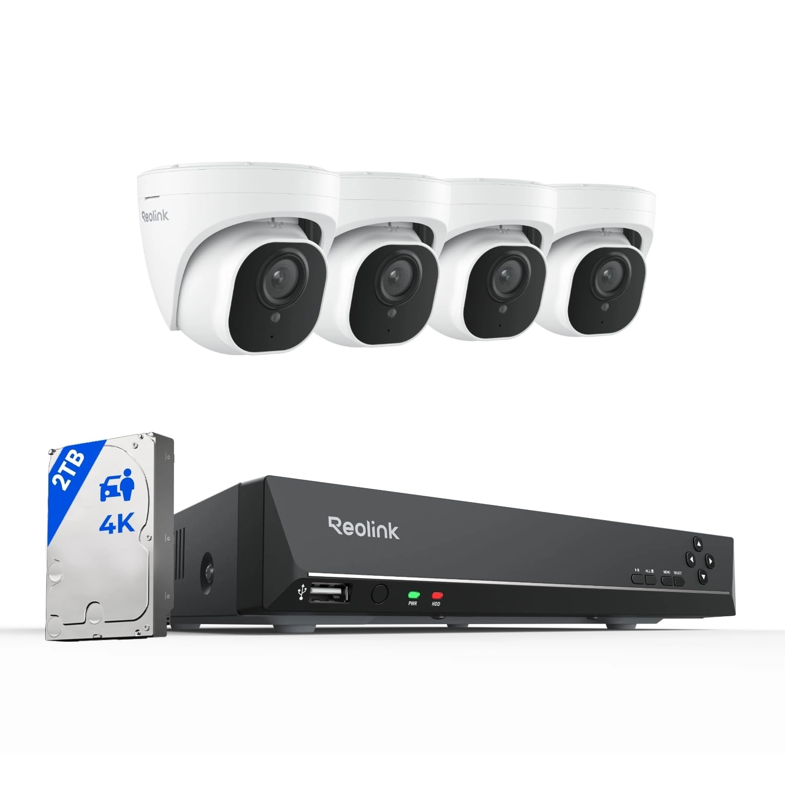 Reolink NVS8-8MB4 - 4 pcs 8CH 8MP/4K