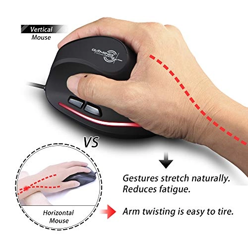 Vertical Ergonomic Mouse T30 - USB