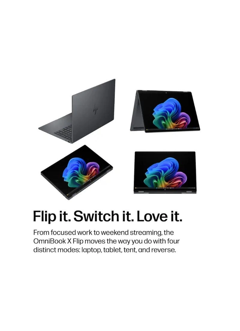 OmniBook X Flip Gen cb0 16" Core Ultra 9 386H 32GB RAM 1TB SSD 3K OLED Touch