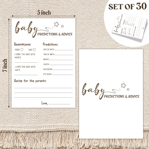 Baby Shower Games - English Adult 30pcs