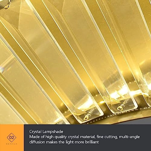 Crystal Long Chandelier - 50cm diameter GU10