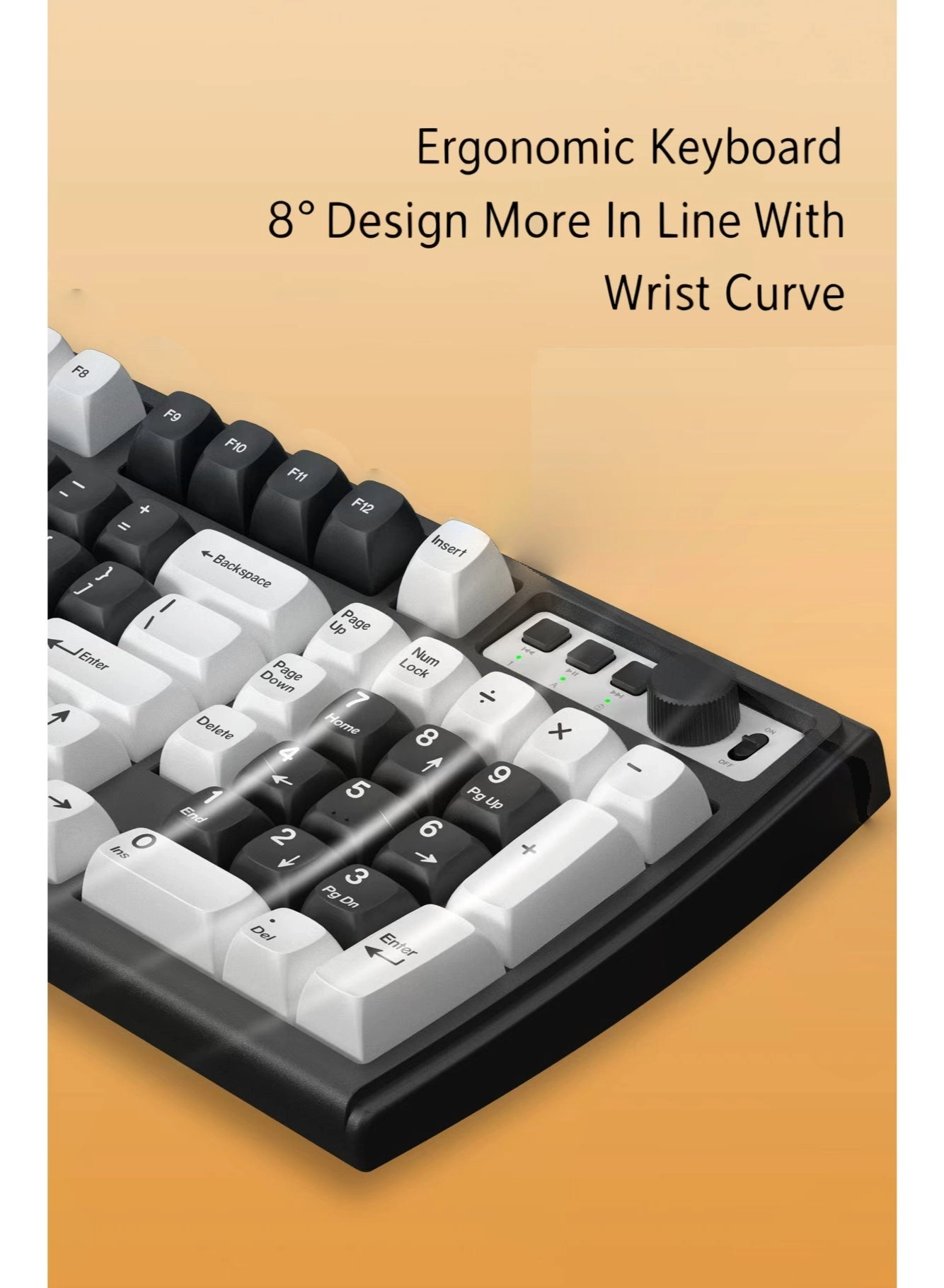 L1 Mechanical Feel Silent Keyboard - Wired/Wireless