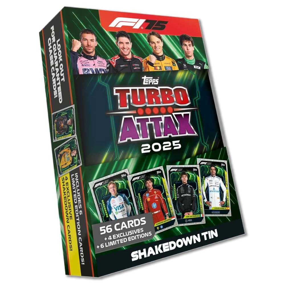 Turbo Attax - 66 pcs Mega Tin Shakedown