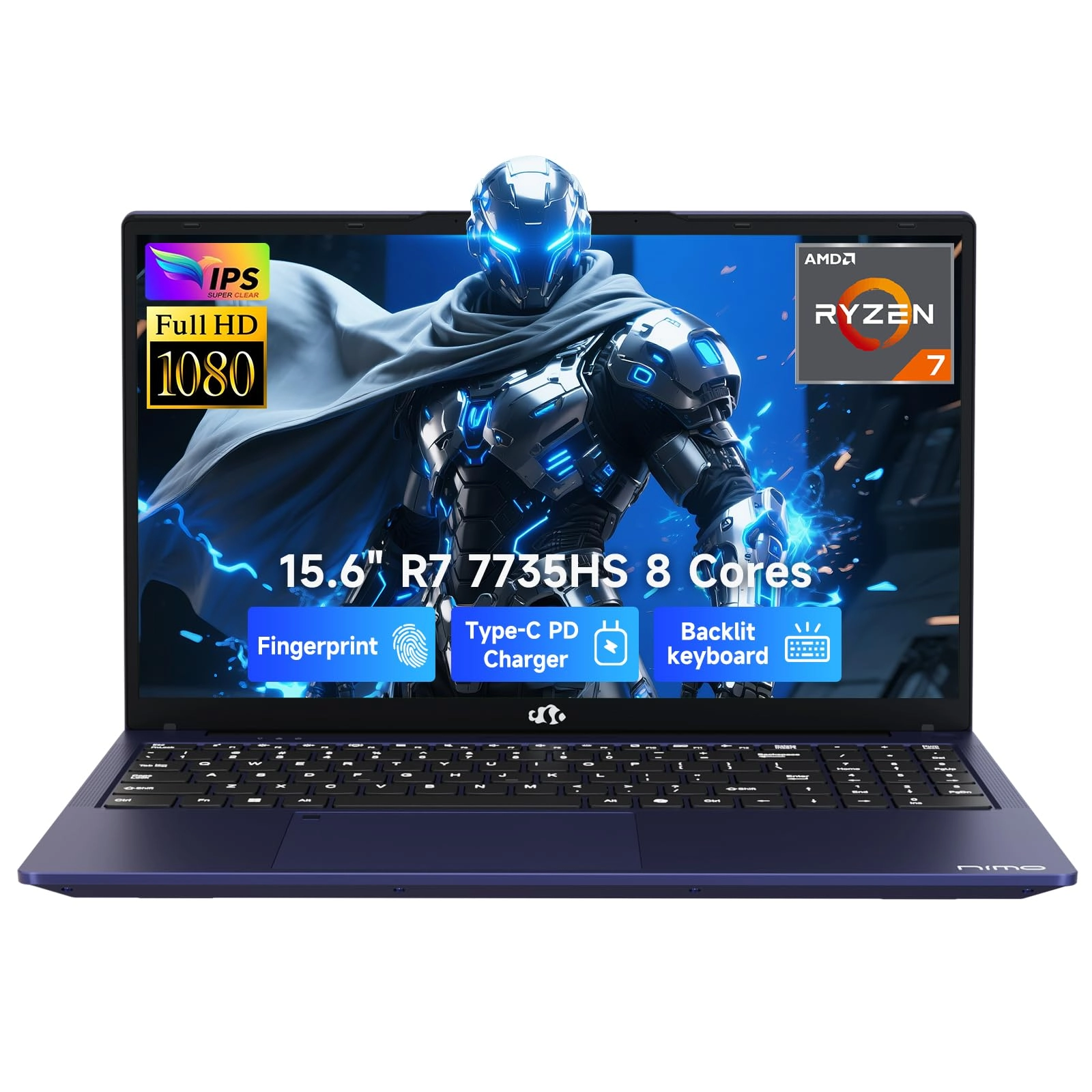 Electronic Nimo S.A. N159B - 15.6'' Ryzen 7 32GB DDR5 1TB SSD