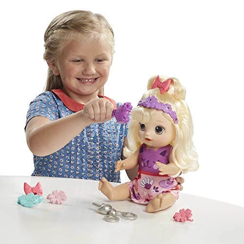 Snip ‘n Style Baby - Blonde Hair Talking Doll Ages 3+