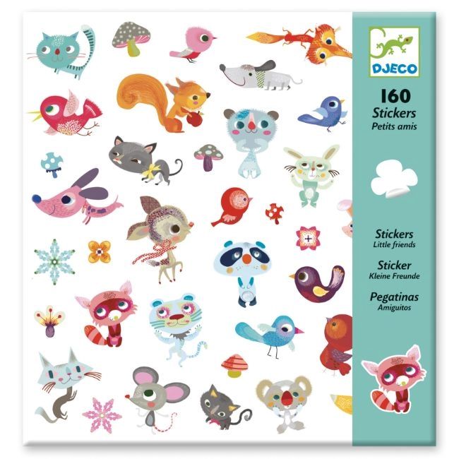 DJECO Little Friends Stickers - 160 piece(s)