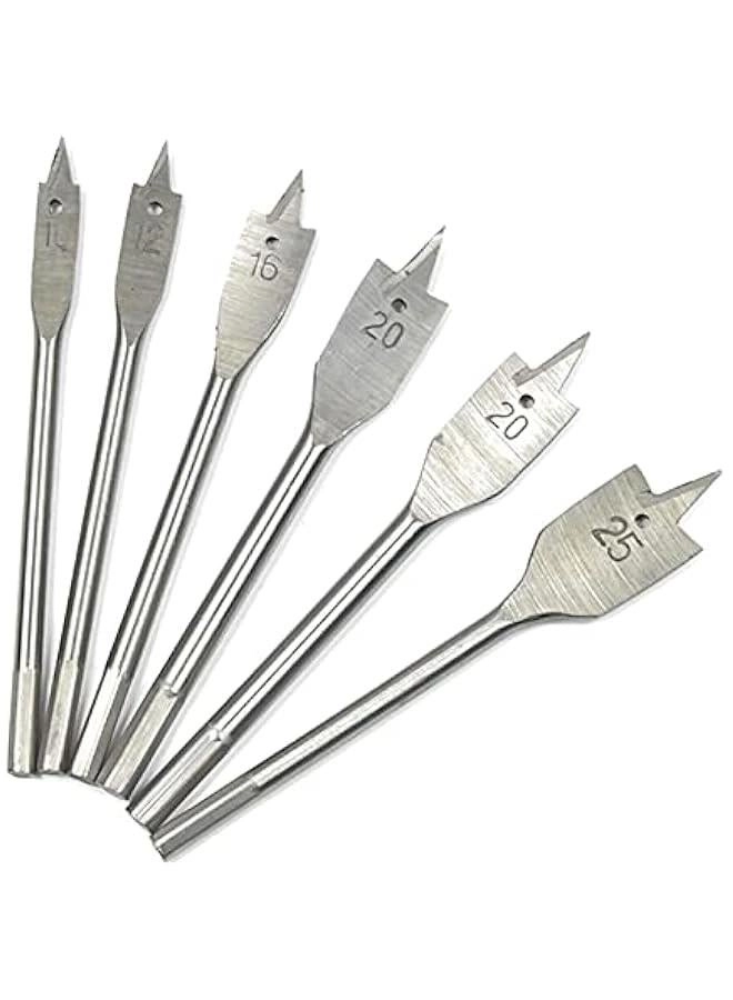 MOXO Flat Drill Sets - Steel 6 10mm25mm