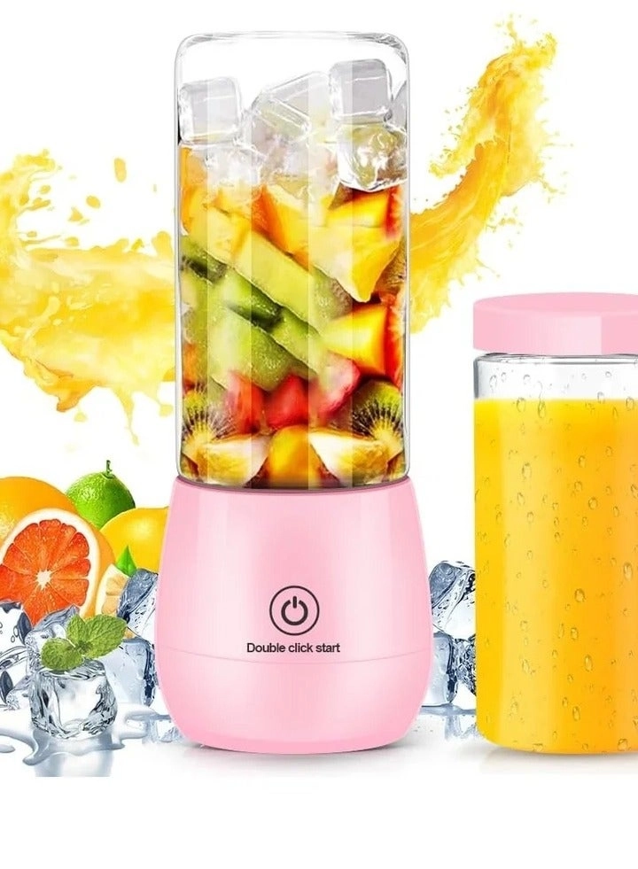 Portable Blender Smoothie Maker - Rechargeable Leakproof Lid Sip Spout