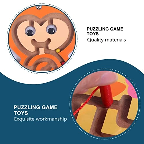 Wooden Maze Toy - 4 pieces