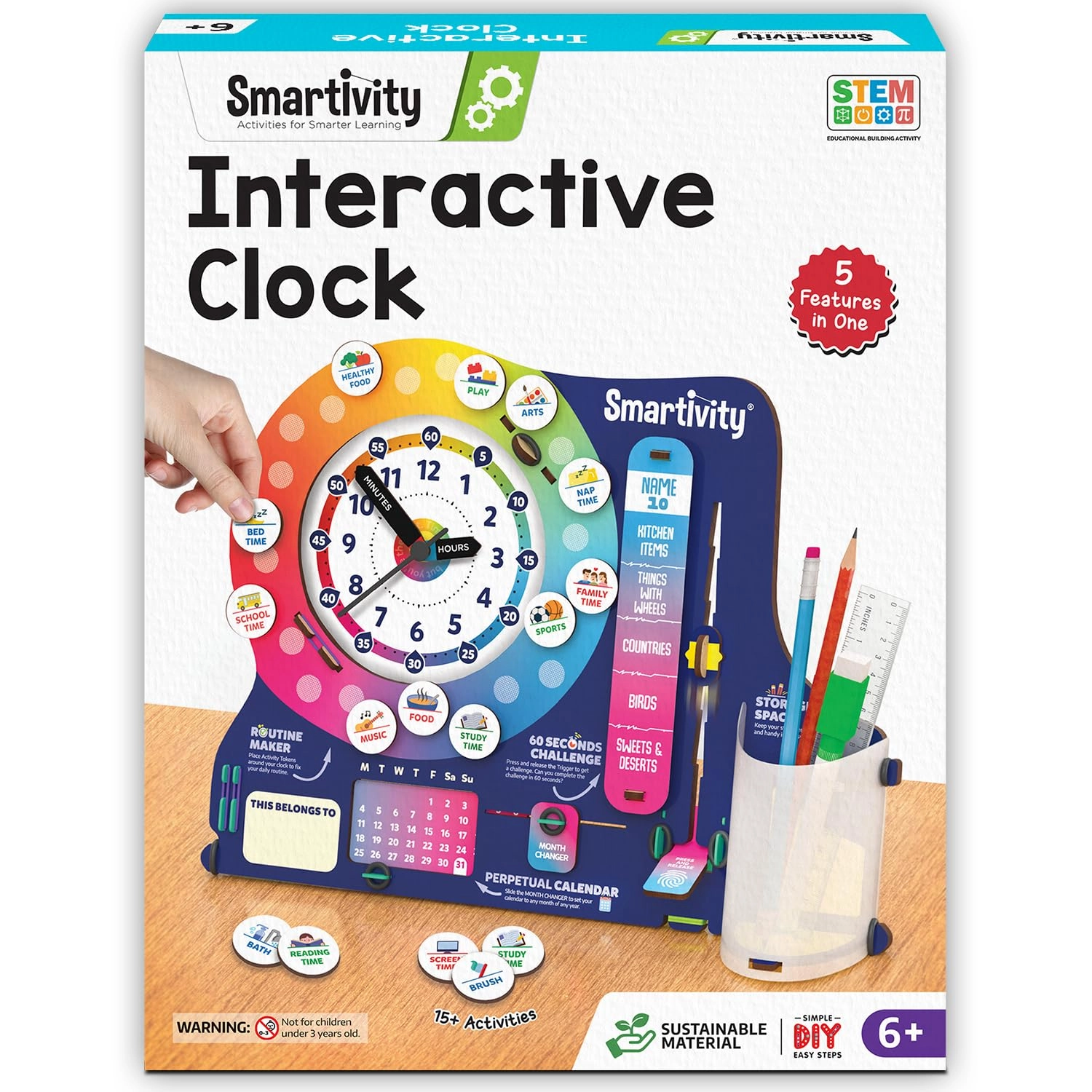 Smartivity labs smartivity DIY Clock - 6-12 years
