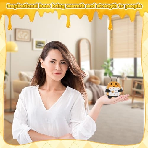 Bee Positive Bee 8 cm Wool