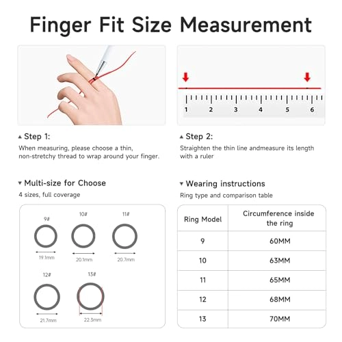 Smart Ring - 5ATM Waterproof Heart Rate SpO2