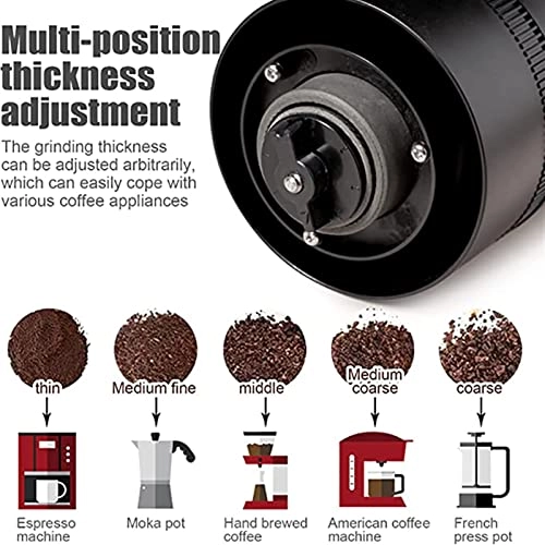 Electric Coffee Grinder - USB Rechargeable Conical Burr