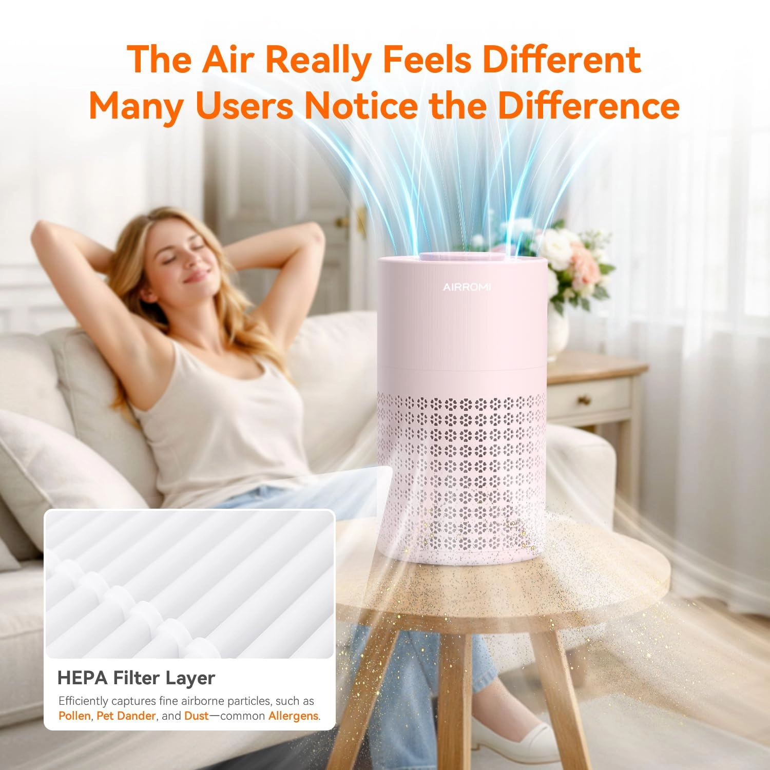 A2001 - Beige HEPA 3in1 Filter