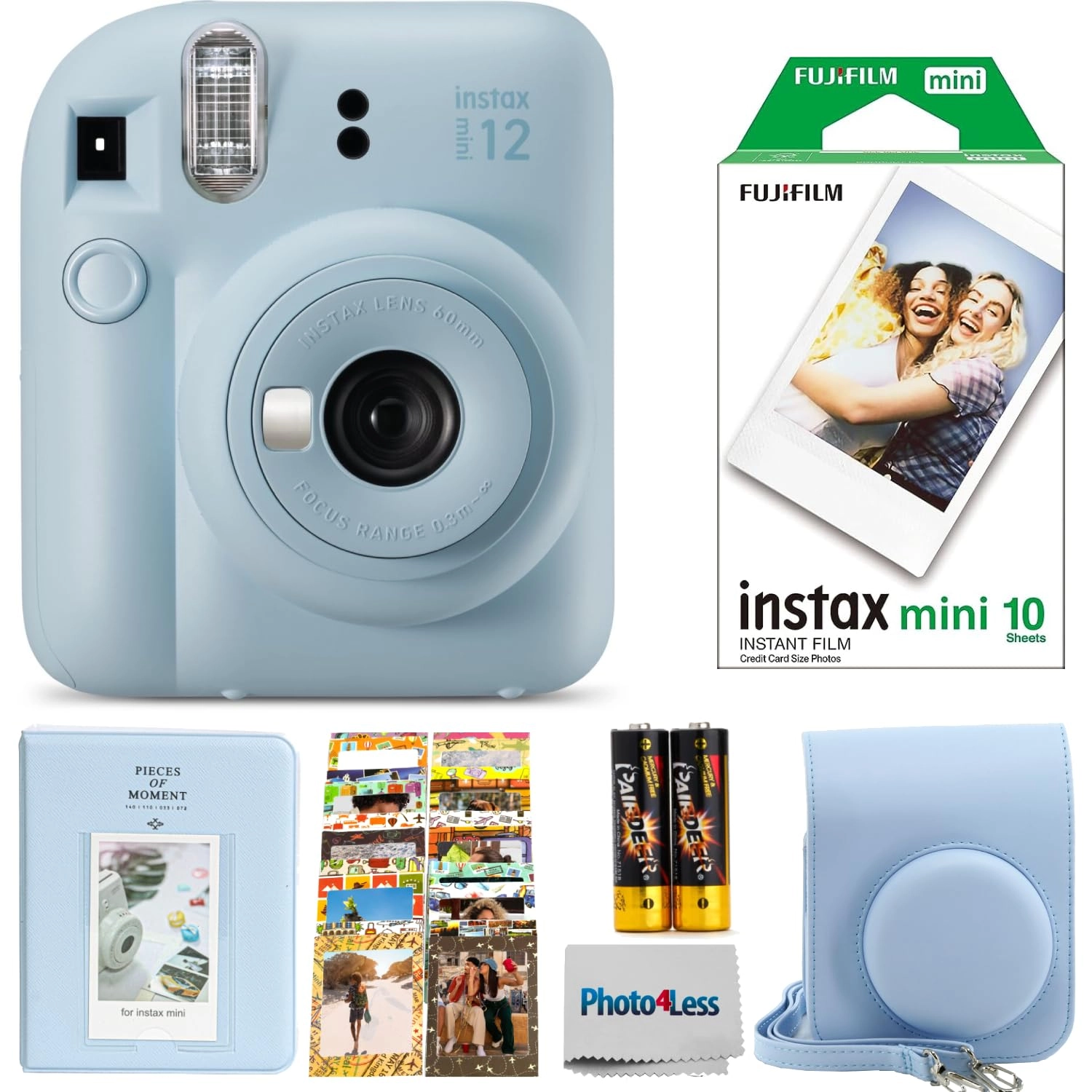 Instax Mini 12 - 2 x 3 Pastel Blue