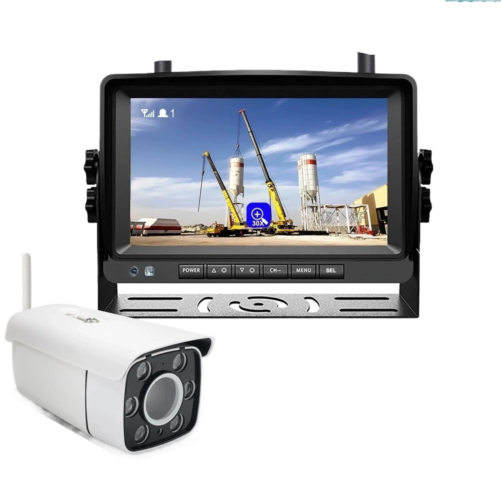 SHAKLZOP IPS Screen Monitor + Wireless Camera - 1080P