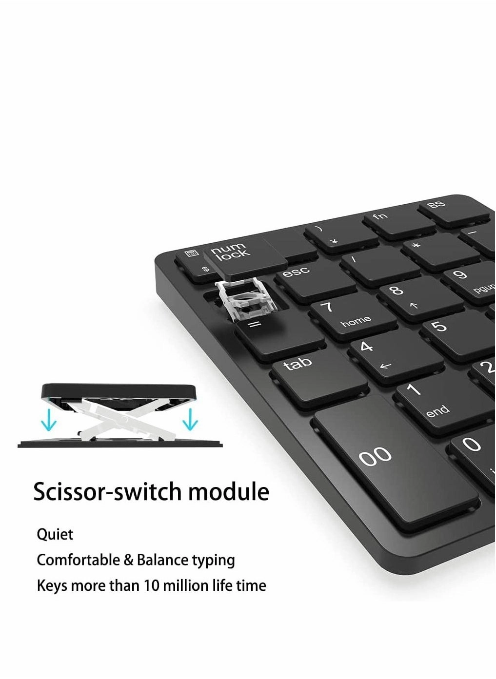 Numeric Keypad - 26 Keys 2.4GHz Rechargeable