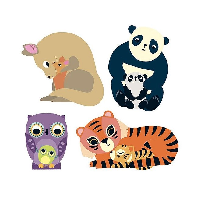 Mums and Babies Sticker Set - 100 Pieces