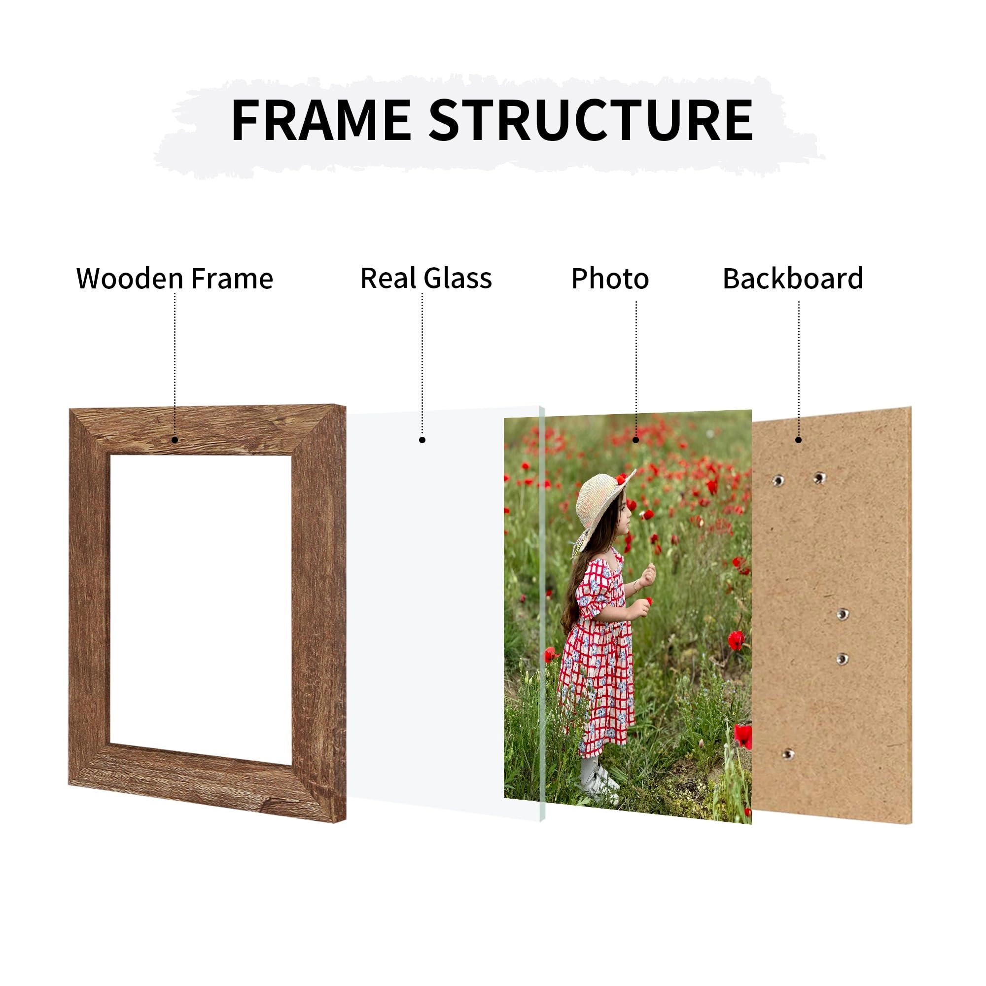 Collage Picture Frames - 5x5 in 3 Opening