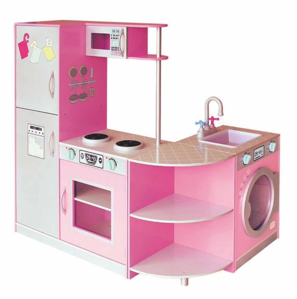 Rainbow Toys Realastic Design Kitchen Set - Pink Edition