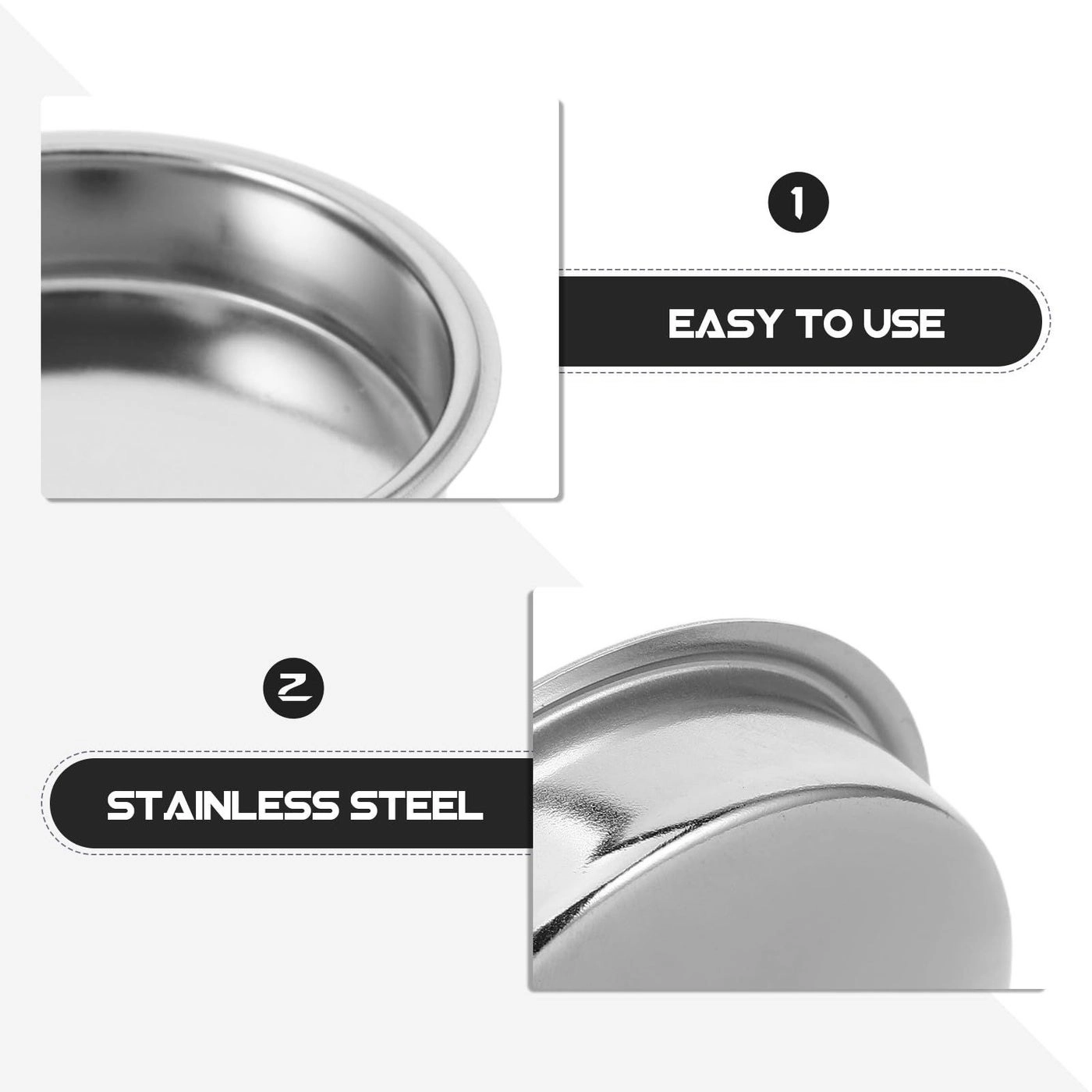 Coffee Filter Basket - 51mm 4Pcs Stainless Steel