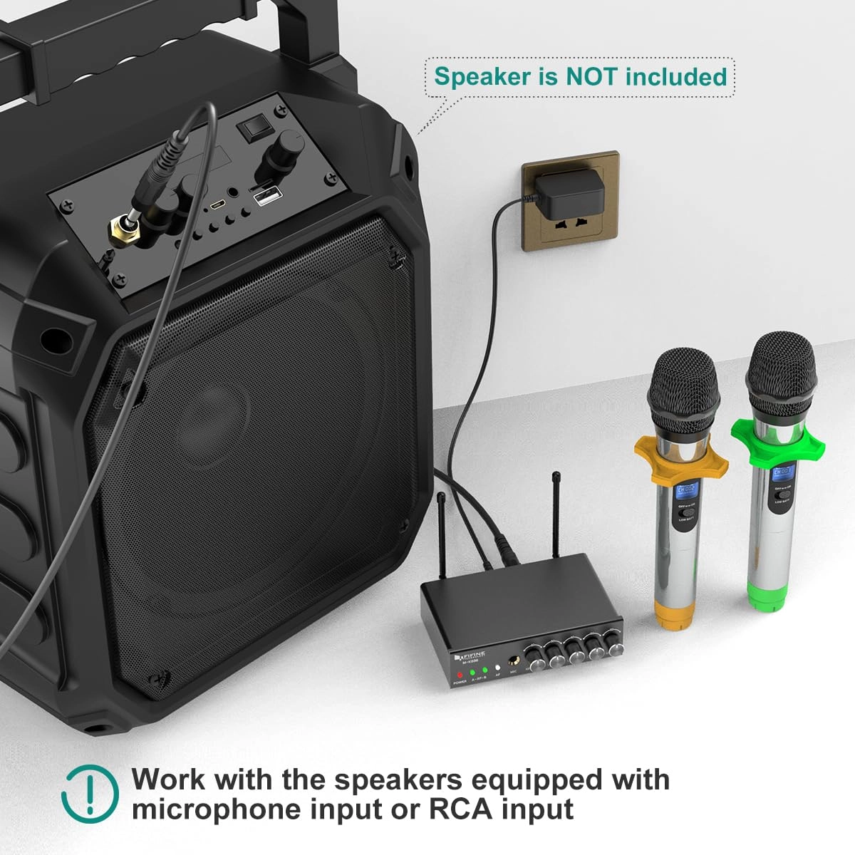 K036 - 2 microphones UHF