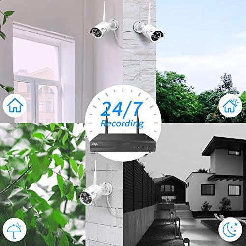 Wireless Security Camera System - 8 10CH 3MP