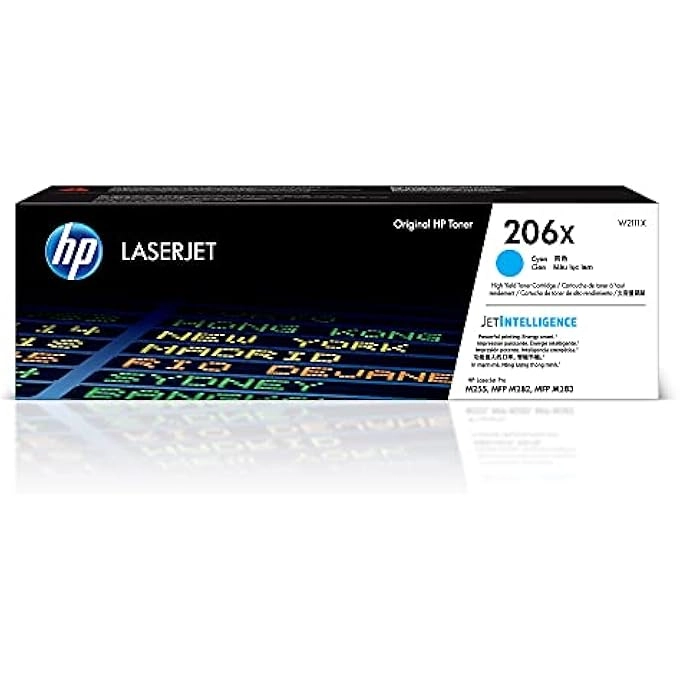 HP 206X - High-Yield 2,450 pages CYAN