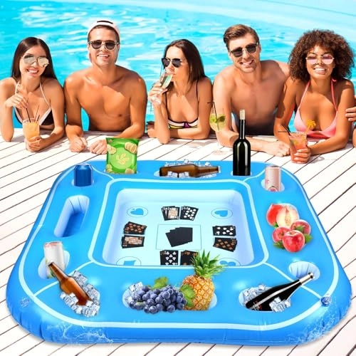 Floating Pool Games Table - Large Pool Game Table Set