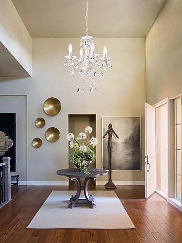 Mini Crystal Chandelier - 17 inches