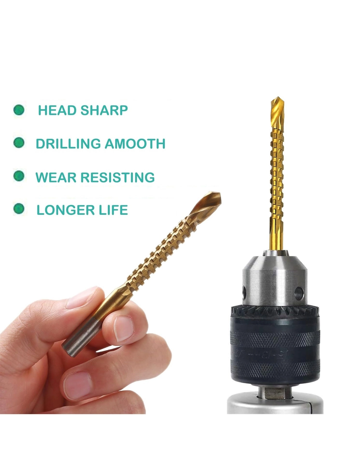 Drill Bit Set - High speed steel 6 Pieces 4-12mm 4-20mm 4-32mm
