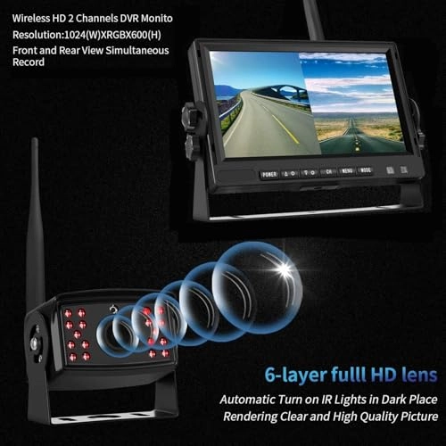 WS-7AHD-2CAM - Night vision Wireless 1.3 million pixels