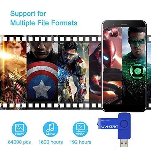 Type-C USB Flash Drive - USB 3.0 USB-C USB-A 128GB