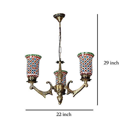 Vintage Style 3 Light Chandelier