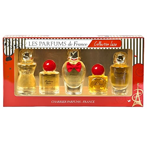 Croyance Or - 12 ml + Madame Charrier - 9,3 ml + Air de France - 8,5 ml + Ambre - 10,5 ml + Madisha - 9,4 ml