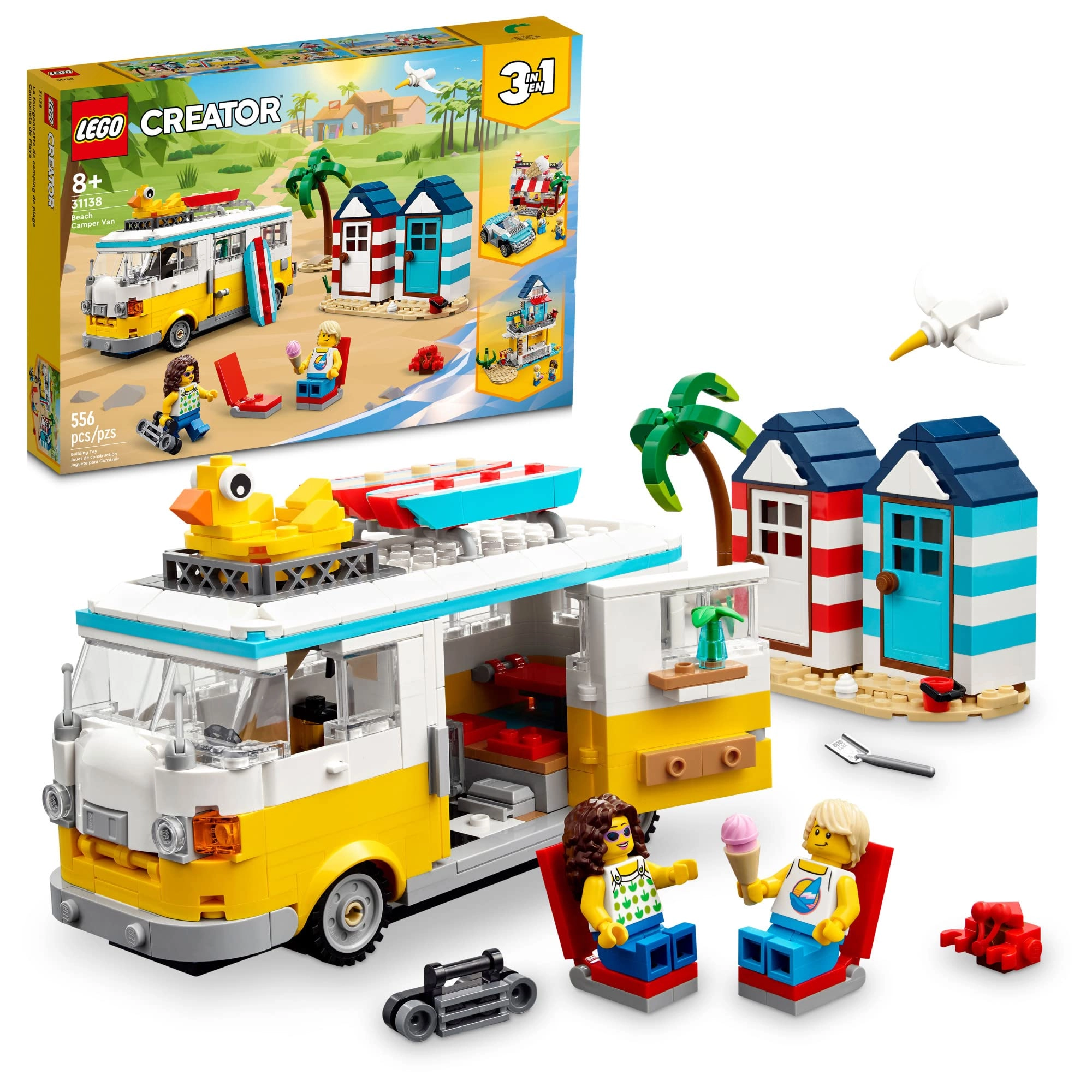 Creator Beach Camper Van (31138) - Summerhouse Ice-Cream Shop