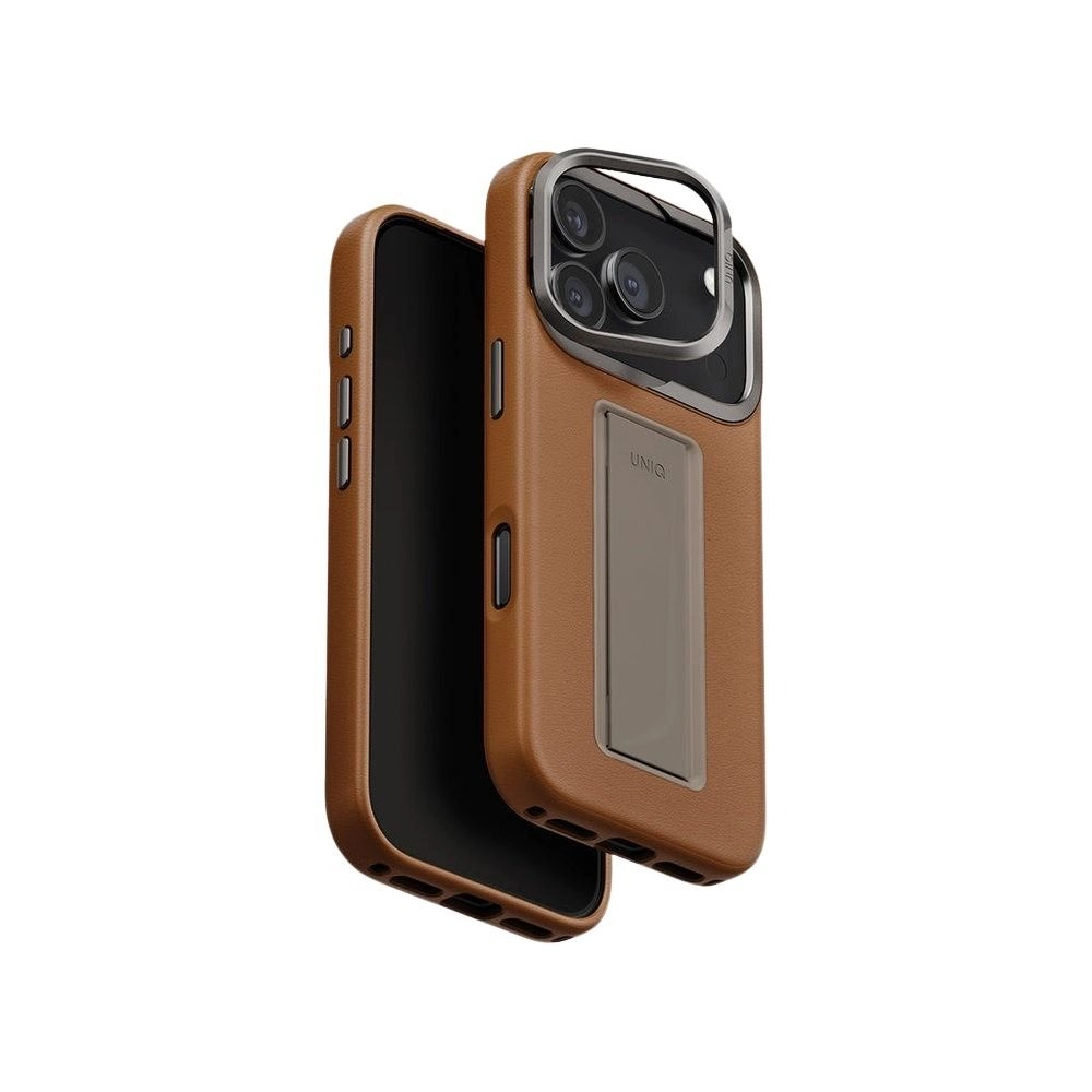 Uniq Heldro Pro MagClick Hybrid leatherette case with MagSafe for Apple iPhone 17 Pro Max