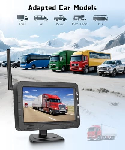 Wireless Backup Camera - Night Vision Wireless 480*272
