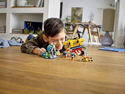 City Ocean Exploration Submarine (60264) - Underwater Drone 4 Minifigures