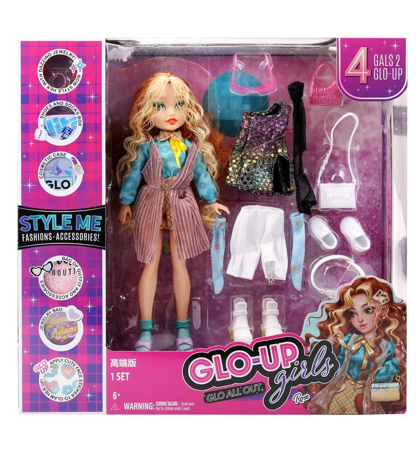 Guangdong Chenghai Intelligent Toys Co., Ltd. Rose Fashion Doll - 25-30 Cm Color-changing Hair Ages 6+