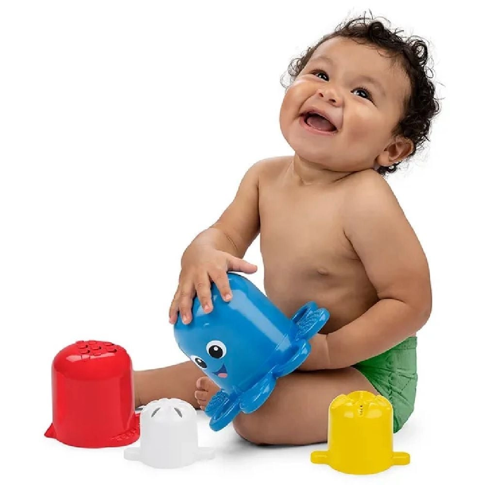 Opus's Stack & Stream Sensory Stacking Cups - Suitable for 3 months & above 5-piece
