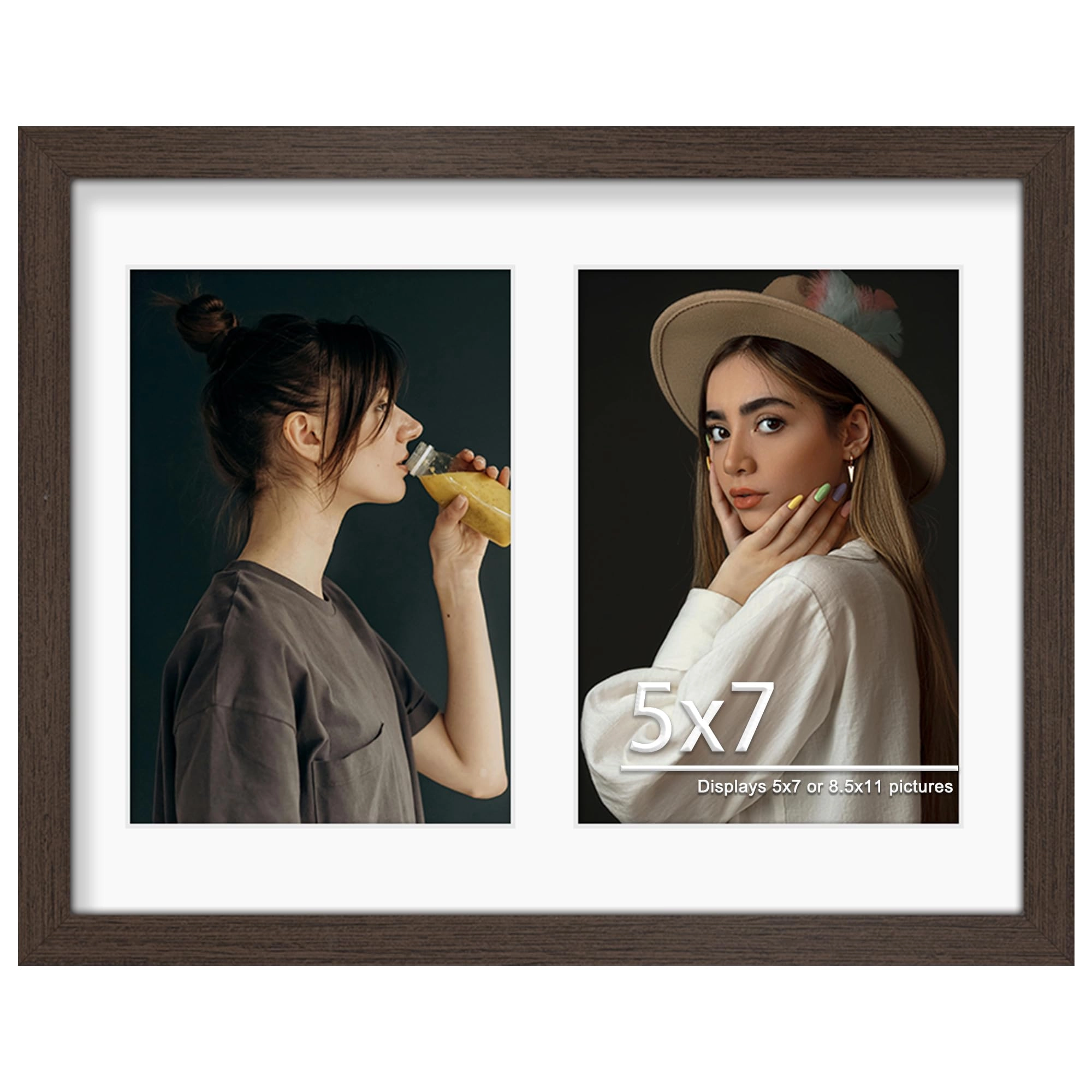 duenpy Double 5x7 Picture Frame