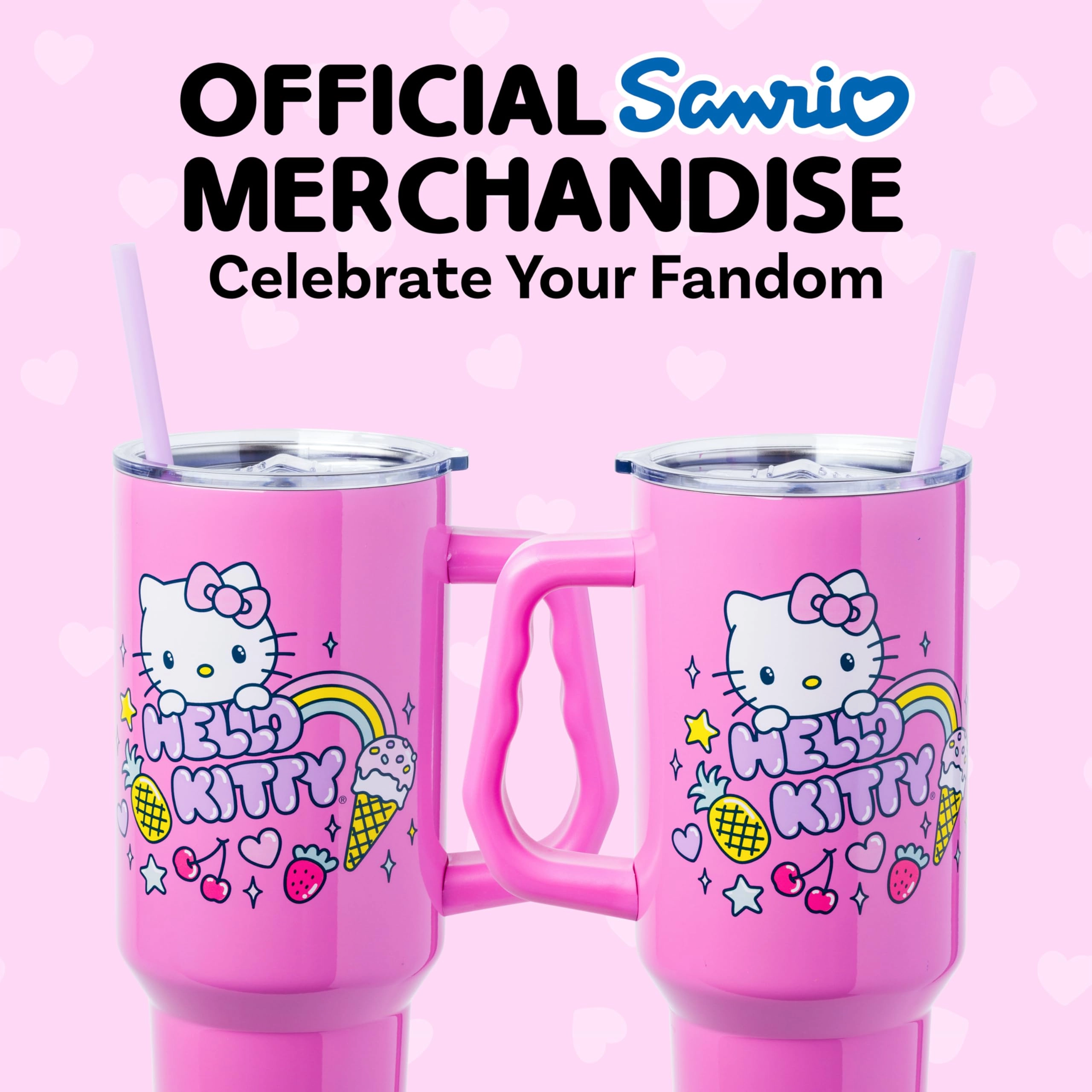 Stainless Steel Hello Kitty Summer Tumbler - 1183ml