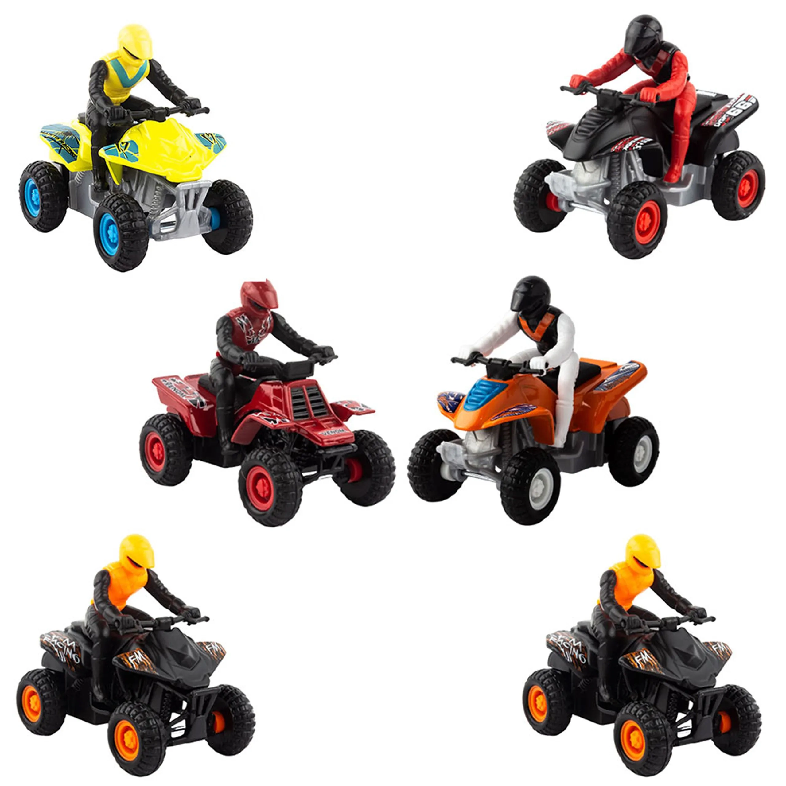 Maisto Pullback Powered ATV - 8cm