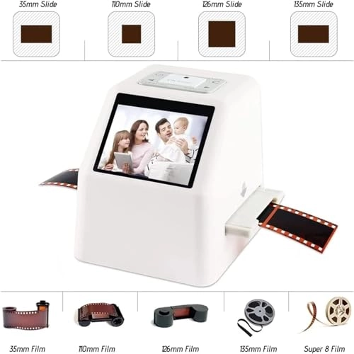 Film Slide Scanner - 22MP 2.4" LCD