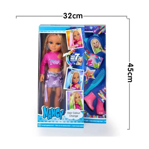 Nancy Doll - Hair Colour Challenge 5 Shades Ages 3+
