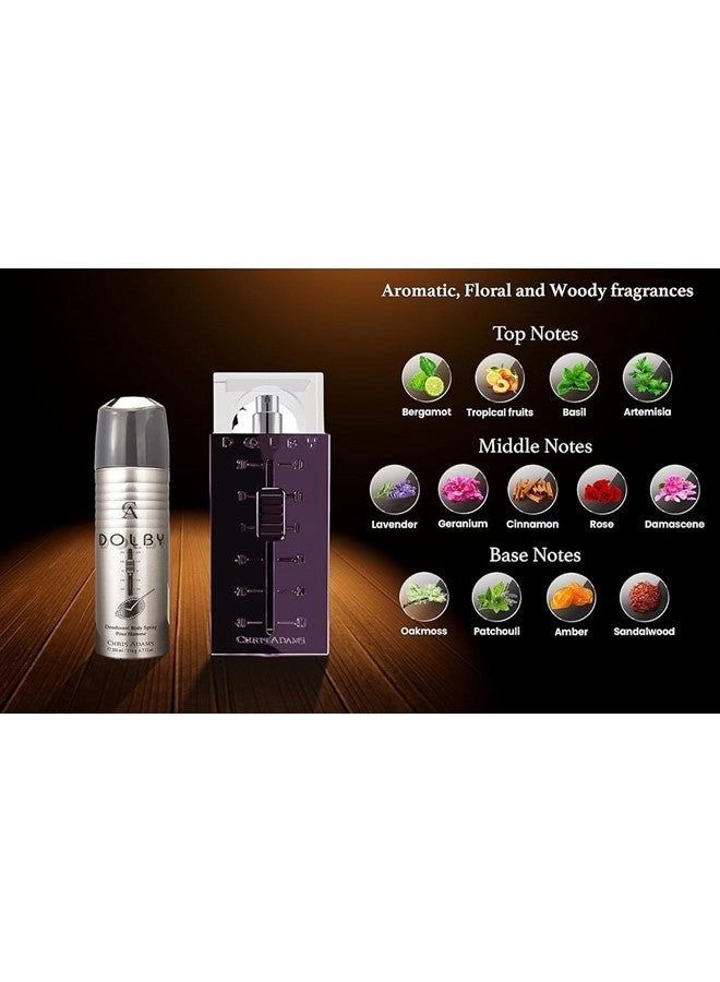 Dolby Eau de Parfum - 100 ml + Dolby Deodorant - 200 ml
