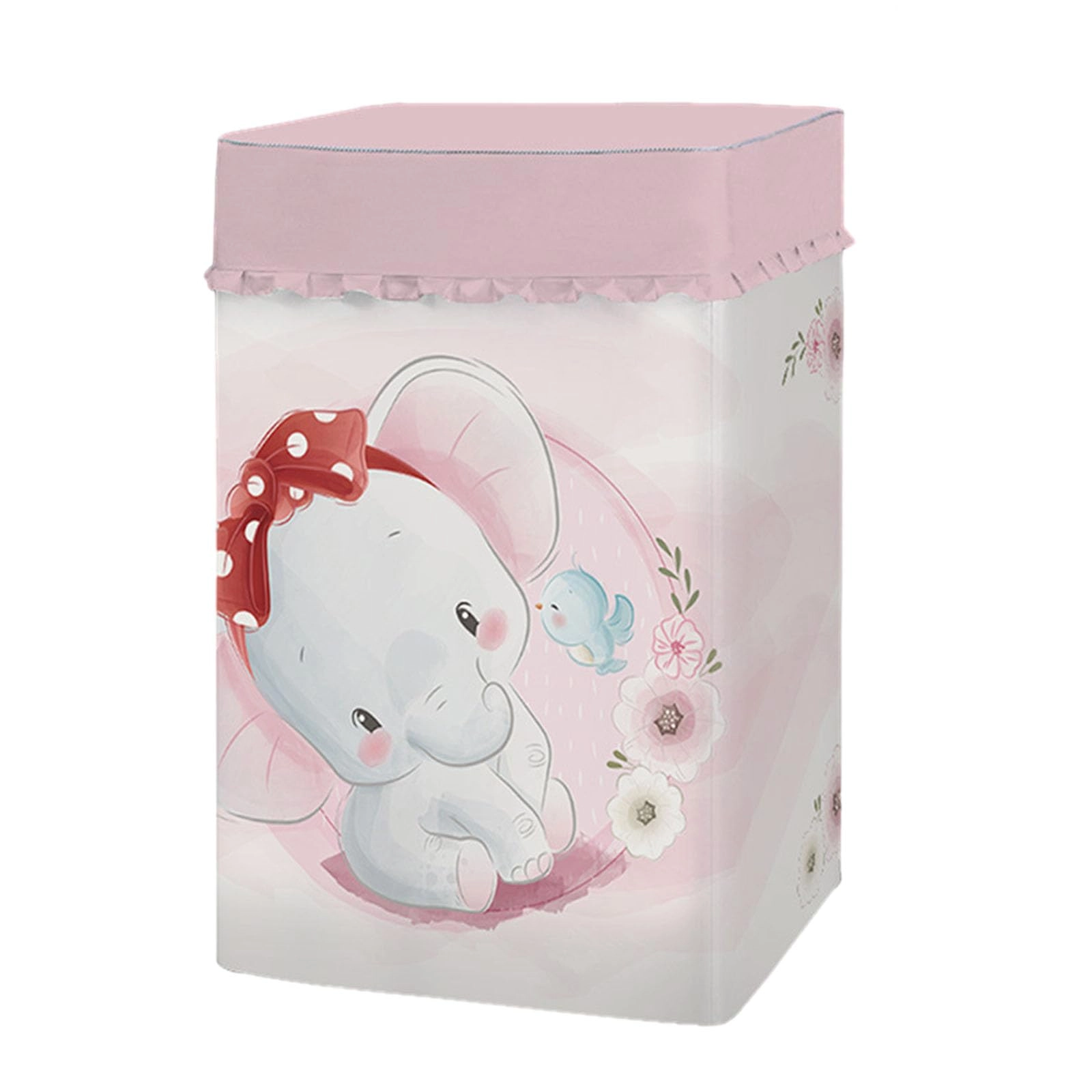 Washing Machine Dryer Cover - L (6.8-8kg) White Lotus