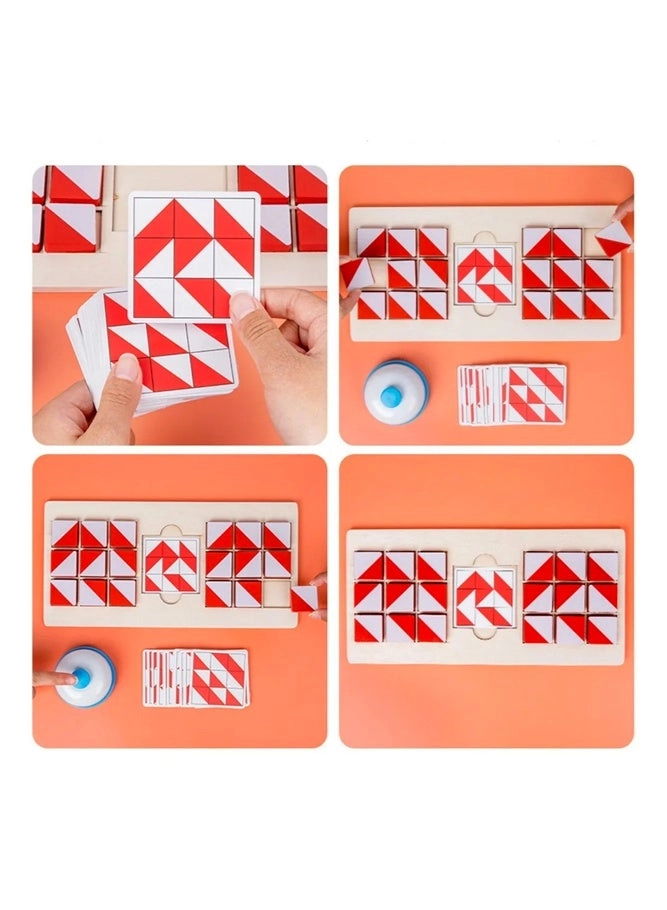 Wooden Speed Pattern Matching Board Game - 3+ Years