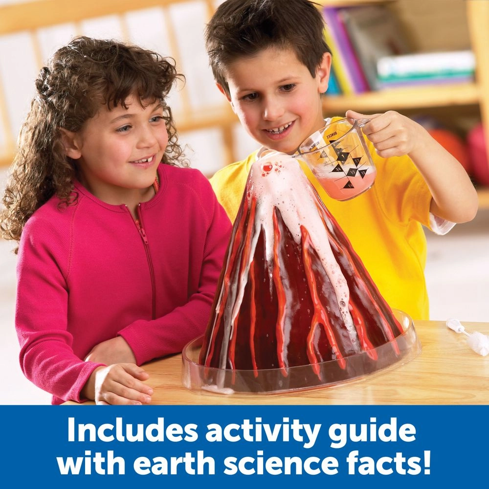 Erupting Cross-Section Volcano Model Earth Science - 6 years+
